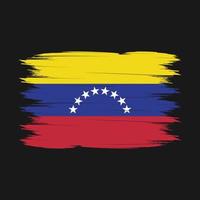 vetor de pincel de bandeira da venezuela