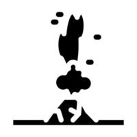 ilustração de símbolo vetorial de ícone de gêiser de água vetor