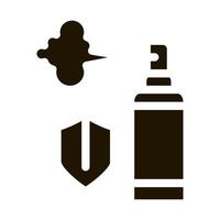ilustração de glifo vetorial de ícone de garrafa de spray de aroma vetor