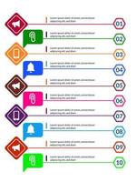 design de modelo de infográfico de negócios. infográfico de diagrama de círculo realista. visualização de dados de relatório anual de negócios modernos. elemento de apresentação infográfico de linha do tempo plana. vetor