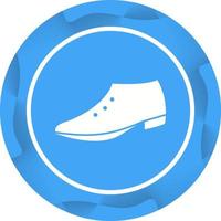 ícone de glifo vetorial de sapatos formais exclusivos vetor