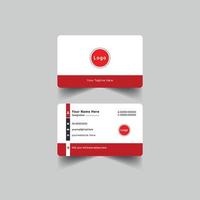 design de cartão de visita corporativo simples vetor