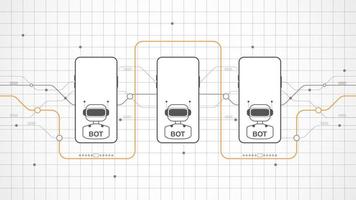 conceito hitech de tecnologia de inteligência artificial chatgpt ai. bate-papo gpt com bot inteligente, abrir ai, linha, luzes, resumo de tecnologia, vetor. design para bate-papo, banner da web, plano de fundo, transformação. vetor