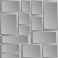 bloqueie o padrão sem emenda da parede de tijolos cinza para o papel de parede de pano de fundo de textura. ilustração vetorial. fundo abstrato de alvenaria de tijolo, executando alvenaria, textura da parede de tijolo cinza. vetor