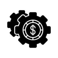 ícone de vetor de gerenciamento de dinheiro