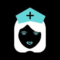 ícone de vetor de enfermeira