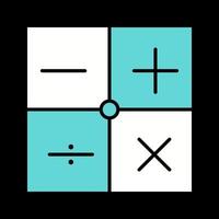 ícone de vetor de símbolos matemáticos