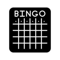 ícone de vetor de bingo