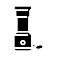 ilustração em vetor ícone de glifo de acessório de fã de vuvuzela