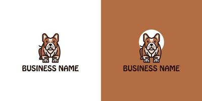 cão animal mascote logotipo vetor