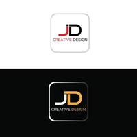 jd letter vector logo, imagens, fotos, ícone, estoque vetorial, forma, elementos, desenhos, fotos, modelos