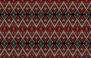 padrão étnico sem emenda. vetor geométrico tribal africano fundo tradicional bordado indiano. moda boêmia. tecido ikat tapete ornamento batik chevron decoração têxtil papel de parede estilo boho