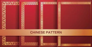 ilustração do fundo oriental do estilo chinês. vetor