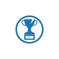 ícone de vetor de taça de troféu