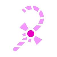 doce ícone dos namorados estilo rosa sólido ilustração vetorial e ícone do logotipo perfeito. vetor