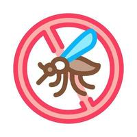 ilustração de contorno do vetor ícone anti-mosquito