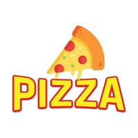 logotipo da pizza eps vetor