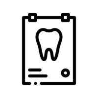 imagem de raio-x dental ícone de sinal de vetor de estomatologia