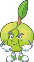 vetor de fruta maçã elefante