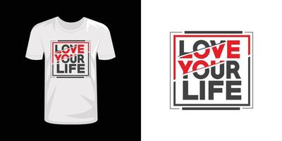 viva sua vida design de camiseta tipografia design de camiseta vetor