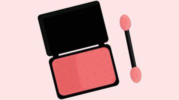 blush com ilustração de pincel vetor grátis