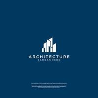 abstrato estrutura de construção logo design imobiliário, arquitetura, construção vetor