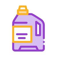 ícone de vetor de garrafa de líquido de lavagem de serviço de lavanderia