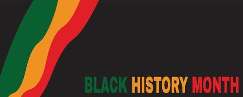 mês de história negra background.african história americana. comemorado anualmente. cartaz, cartão, banner. ilustração vetorial vetor