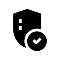 ícone de arquivo de proteção para seu site, celular, apresentação e design de logotipo. vetor