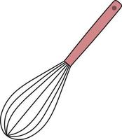 ilustração de um batedor de itens de cozinha. vetor