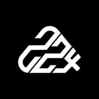 design criativo do logotipo da letra zzx com gráfico vetorial, logotipo simples e moderno zzx. vetor