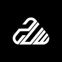 design criativo do logotipo da letra zuw com gráfico vetorial, logotipo simples e moderno do zuw. vetor