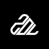design criativo do logotipo da carta zol com gráfico vetorial, logotipo zol simples e moderno. vetor