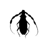 ícone de bug. símbolo de fundo de pôster de ciência de bug de estilo simples. elemento de design de logotipo de marca de bug. impressão de camiseta de bug. vetor para adesivo.