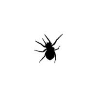 ícone de aranha. símbolo de fundo do cartaz de férias de halloween de estilo simples. elemento de design do logotipo da marca aranha. impressão de camiseta de aranha. vetor para adesivo.