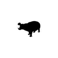 ícone de hipopótamo. símbolo de plano de fundo do pôster de grande venda da agência de viagens de safári de estilo simples. elemento de design do logotipo da marca hipopótamo. impressão de camiseta de hipopótamo. vetor para adesivo.