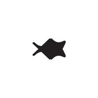 ícone de peixe. símbolo de fundo de cartaz de grande venda de restaurante de peixe de estilo simples. elemento de design de logotipo de marca de loja de peixes. impressão de camiseta de peixe. vetor para adesivo.