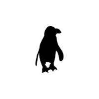 ícone do pinguim. símbolo de plano de fundo do pôster de grande venda da agência de viagens antártica de estilo simples. elemento de design do logotipo da marca pinguim. impressão de camiseta pinguim. vetor para adesivo.
