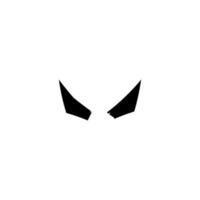 ícone do chifre do diabo. símbolo de fundo do pôster de feliz natal de estilo simples. elemento de design do logotipo da marca. impressão de camiseta com chifre de diabo. vetor para adesivo.