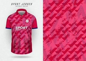 fundo de maquete para camisa esportiva corrida de futebol rosa vetor