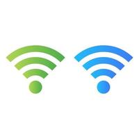 ícone de vetor de símbolo de sinal wi-fi. modelo de ícone wifi estilo simples