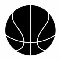 modelo de ilustração de ícone de basquete. vetor de estoque