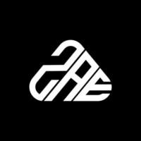 design criativo do logotipo da carta zae com gráfico vetorial, logotipo simples e moderno do zae. vetor
