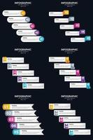 torne sua apresentação memorável com nosso pacote de infográficos vetoriais. vetor