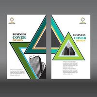 brochura, modelo de design de capa de panfleto vetor
