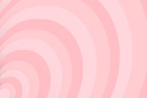 ilustração vetorial padrão listrado de coração rosa estilo de concha de forma 3d, resumo de amor de coração vetor