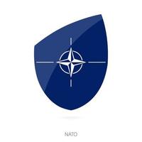 bandeira da nato. vetor