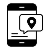 design de vetor de rastreamento de localização, fácil de usar e ícone de download