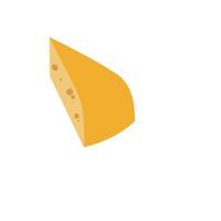 ilustração de laticínios de mussarela de queijo vetor