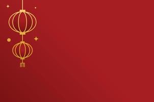 fundo vermelho chinês tradicional vetor